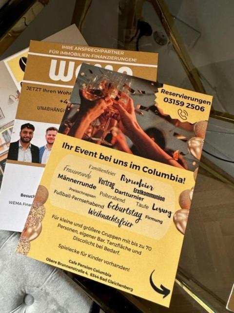 Pension Columbia Inkl. Fruehstueck Im Zentraum Bad Gleichenberg Ngoại thất bức ảnh